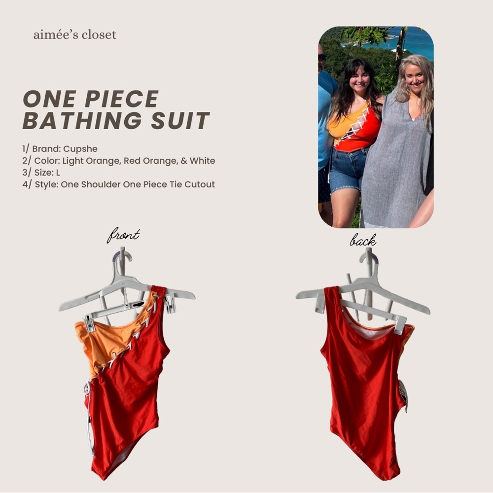 Cupshe One Piece Bathing Suit